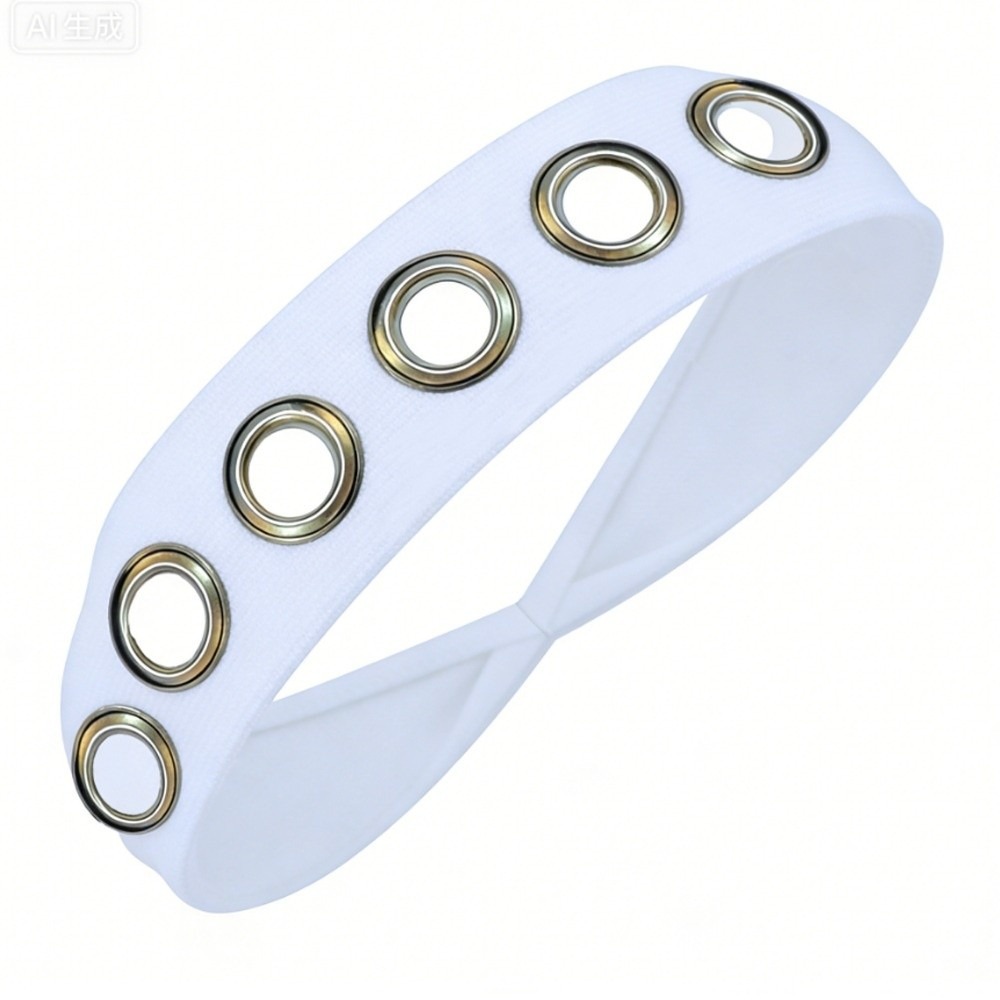 Pilates Yoga Circle - Solid Color Hollow Metal Headband Grommet