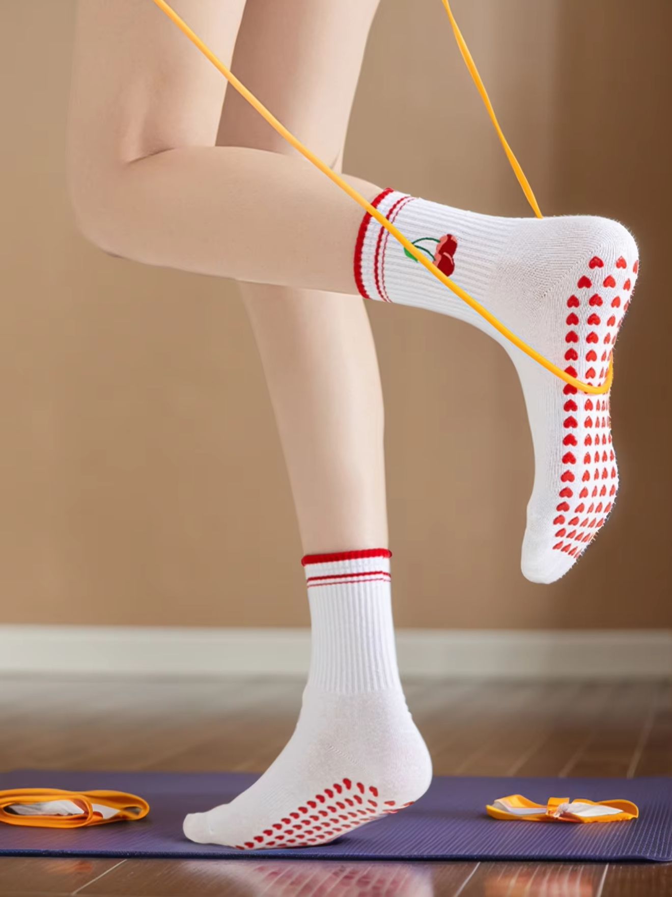 Pilates & Yoga Studio Alineacion - 1 Pairs Cross-Border Professional Yoga Socks,