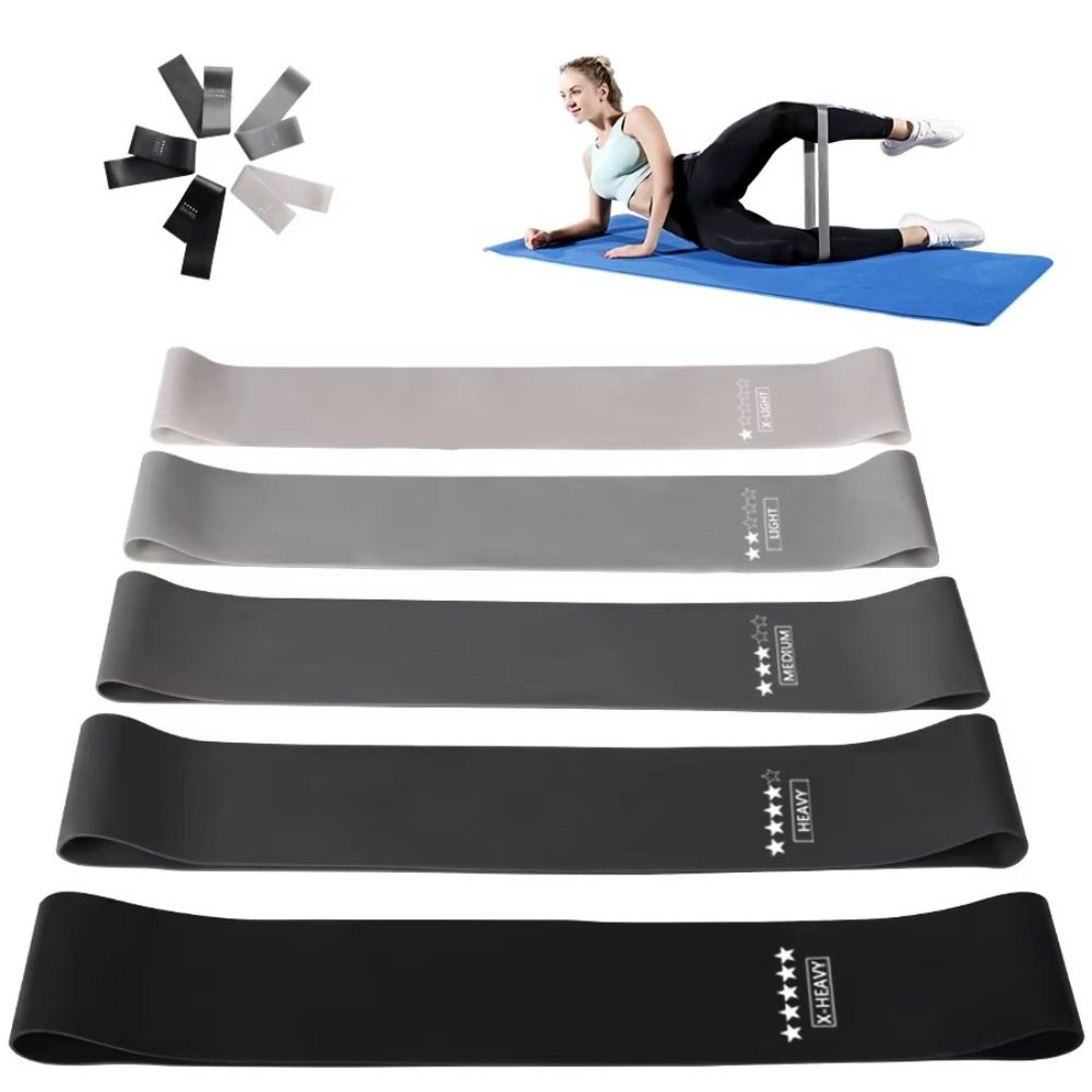 5Pcs TPE Fitness Resistance Ba - Pilates Yoga Circle 评论和价格