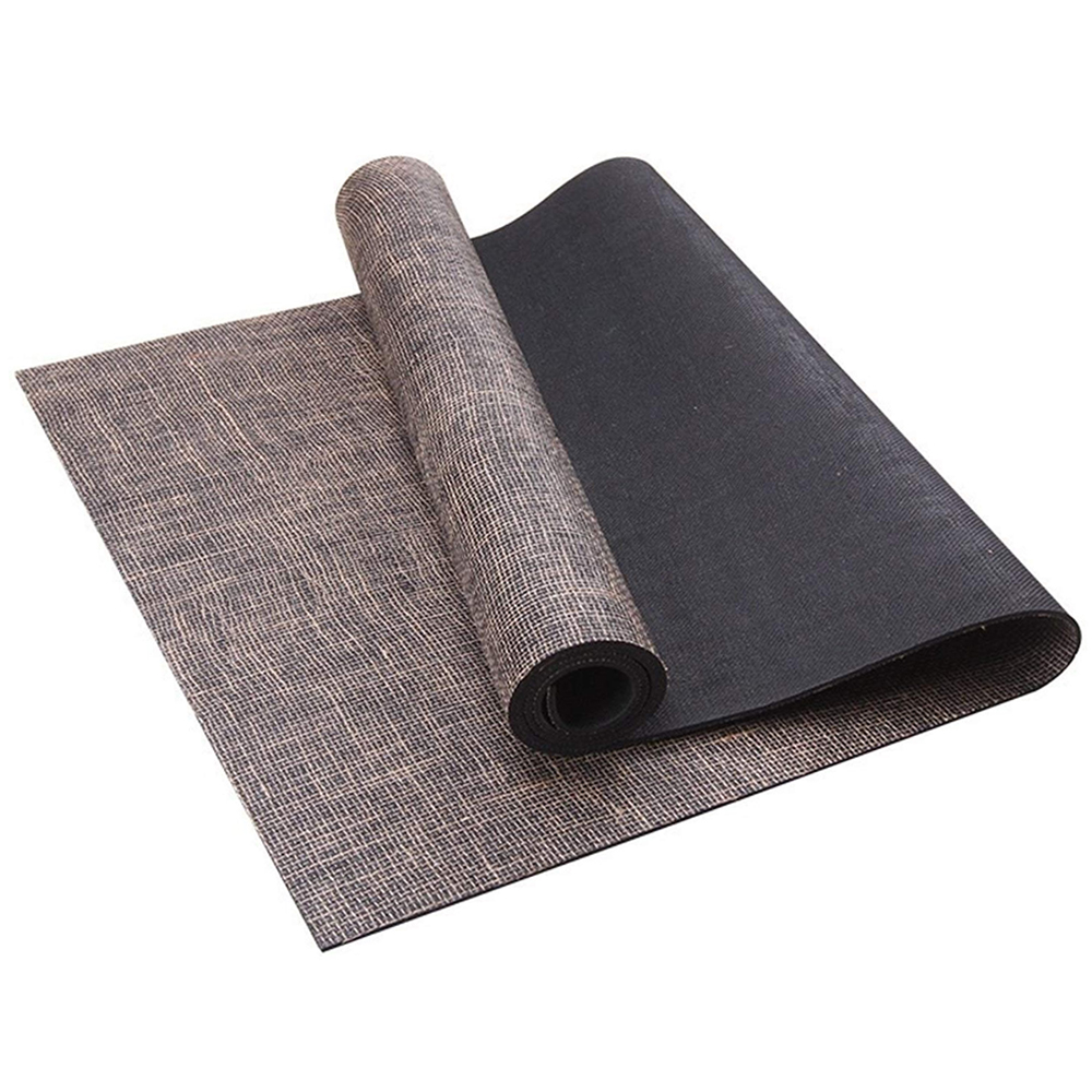Natural Rubber Jute Yoga Mat,E - Pilates Yoga Mat Workout 评论和价格