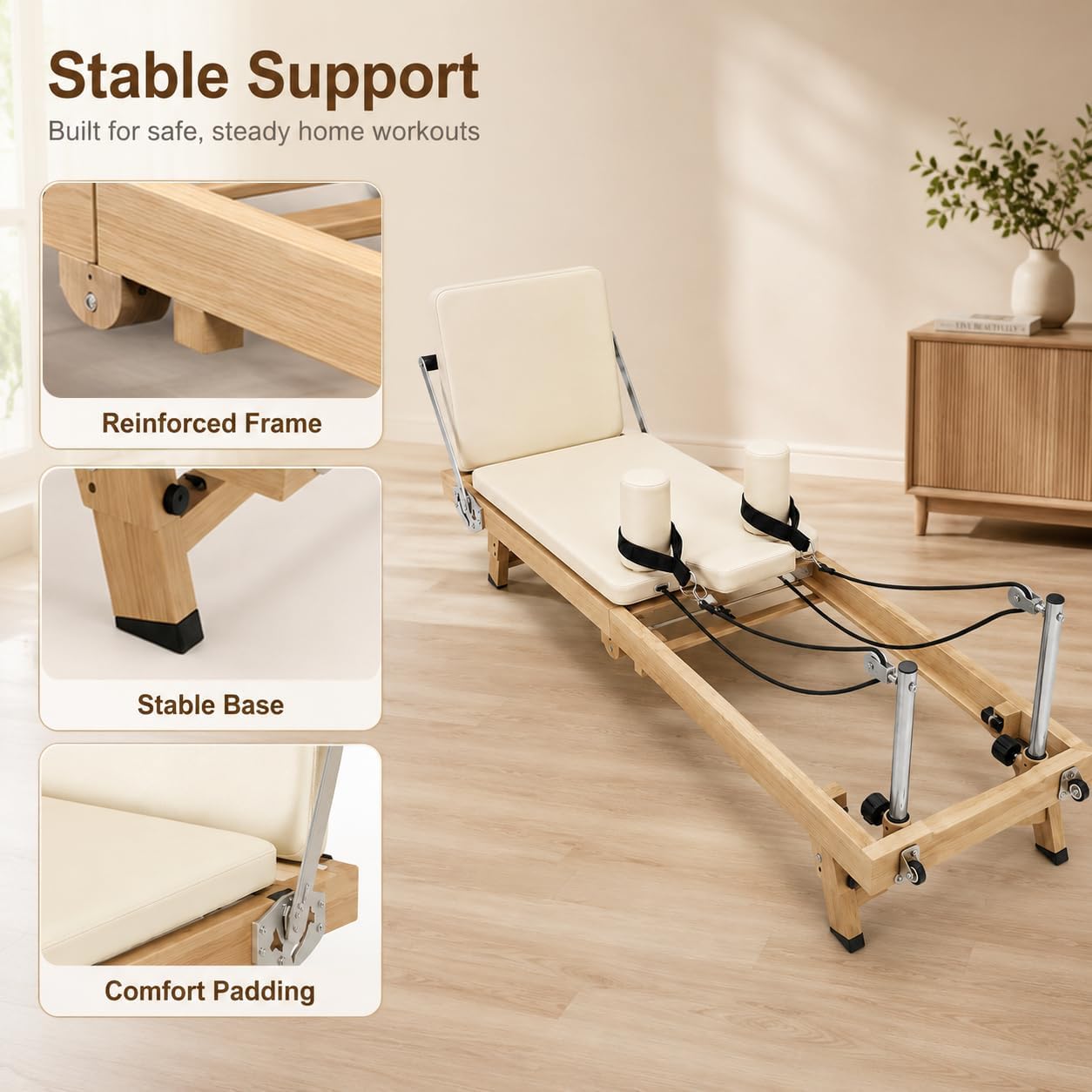 75 Inch Foldable Pilates Refor - Pilates Reformer Spring 评论和价格