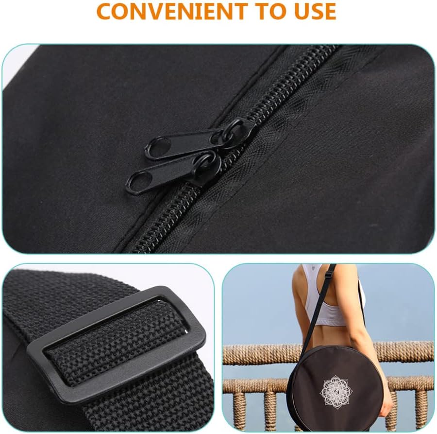 Yoga Wheel Bag Nylon Black Man - Pilates Yoga Circle 评论和价格