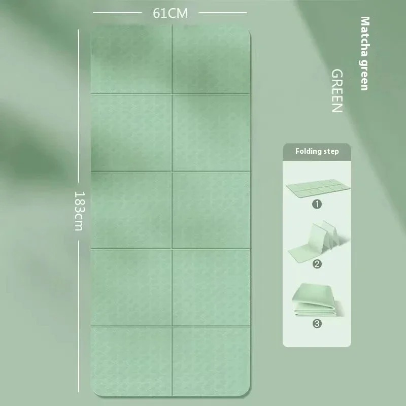 183x60x0.8cm Thicken Foldable  - Pilates Yoga Mat Workout 评论和价格