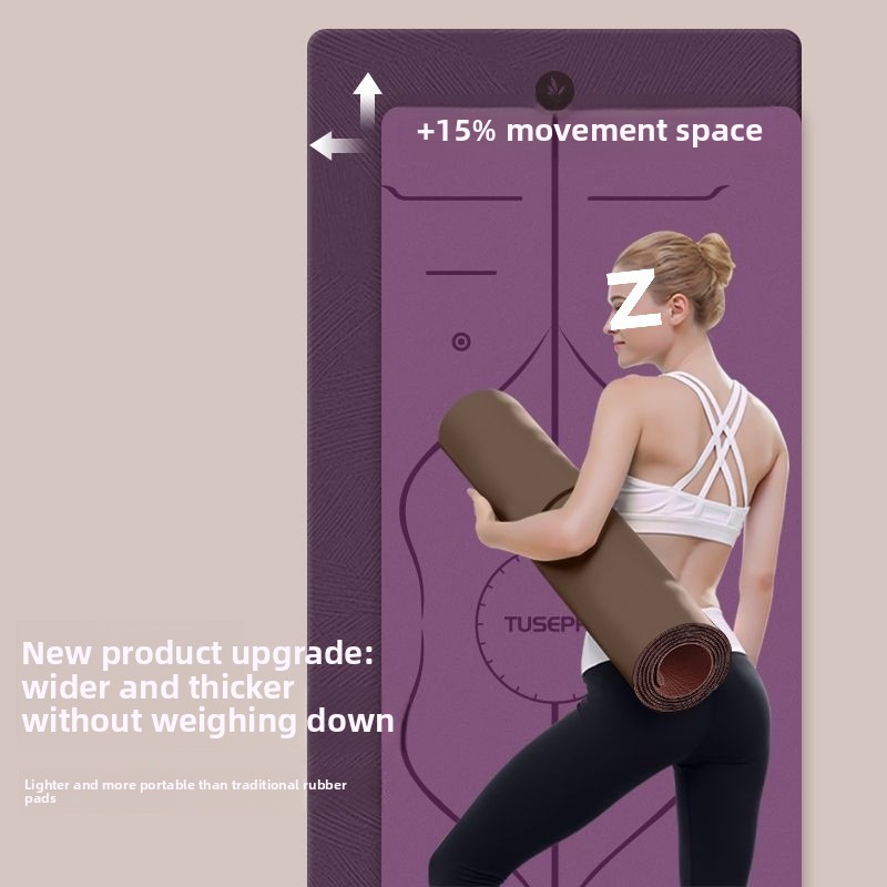 Natural Rubber Yoga Mat Pilate - Pilates Yoga Mat Thickness 评论和价格