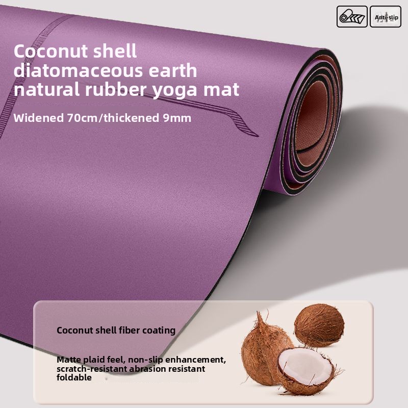 Natural Rubber Yoga Mat Pilate - Pilates Yoga Mat Thickness 评论和价格