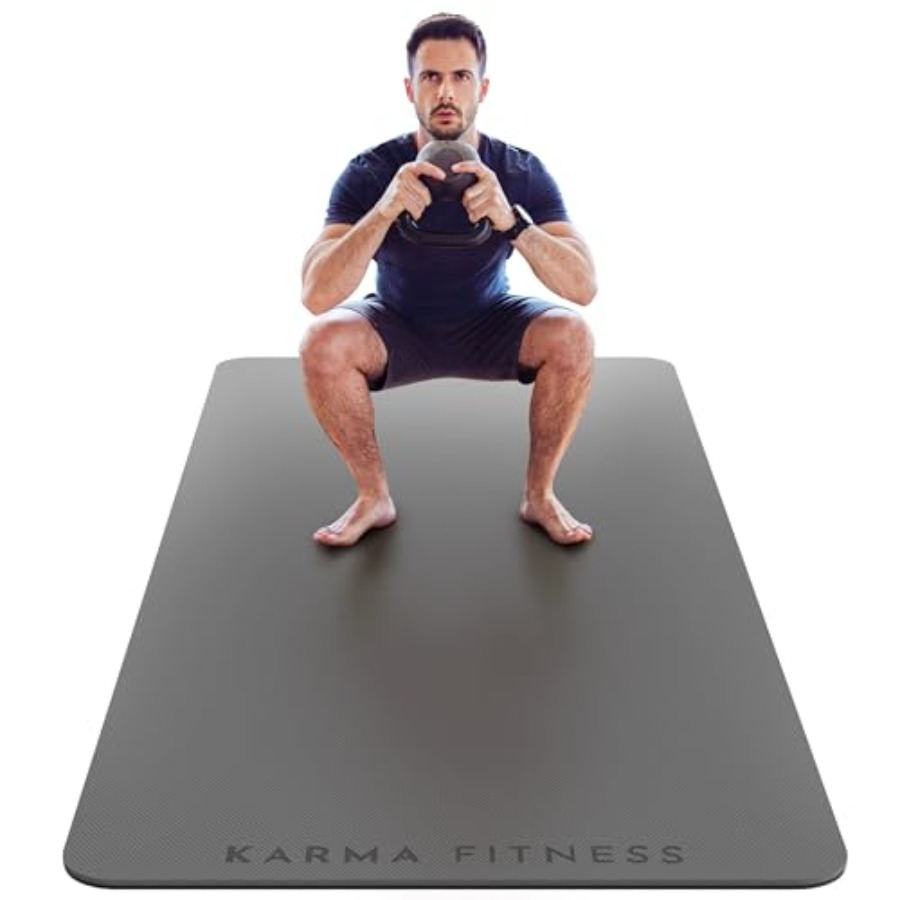 Large Exercise Mat Extra Thick - Pilates Yoga Mat Workout 评论和价格