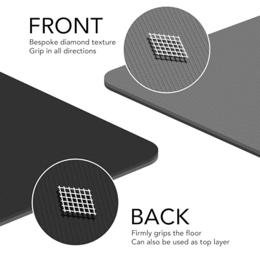 Large Exercise Mat Extra Thick - Pilates Yoga Mat Workout 评论和价格
