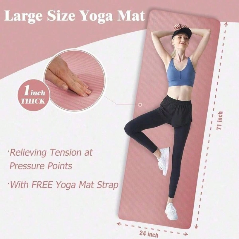 Yoga Mats BalanceFrom Yoga Mat - Pilates Yoga Mat Workout 评论和价格