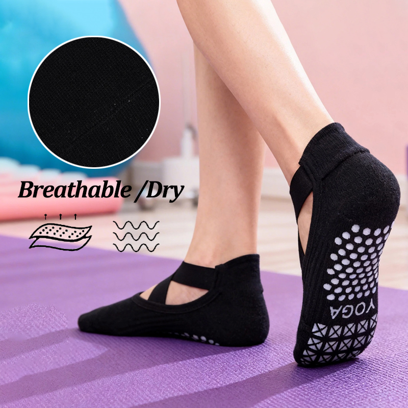 Women Non-Slip Yoga Socks Sili - Medias Para Pilates Y Yoga 评论和价格