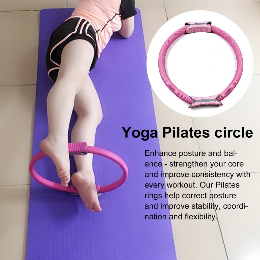 Elastic Pilates Ring Non-slip  - Pilates Yoga Circle 评论和价格