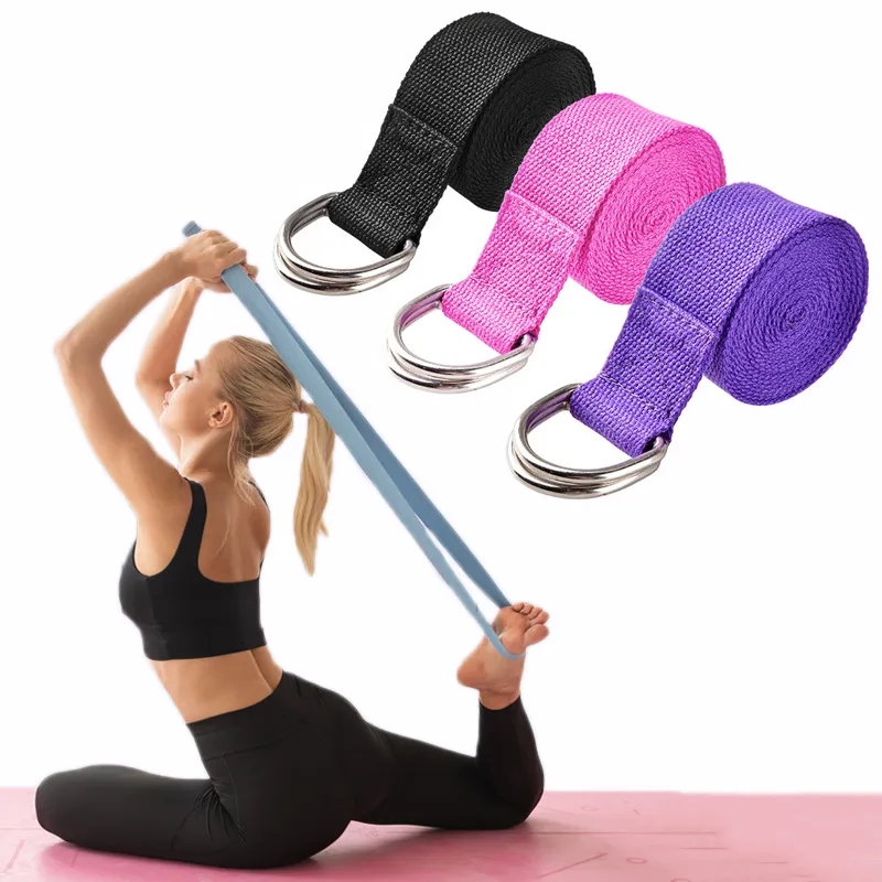 183*3.8cm Yoga Strap Cotton Ex - Pilates Yoga Circle 评论和价格