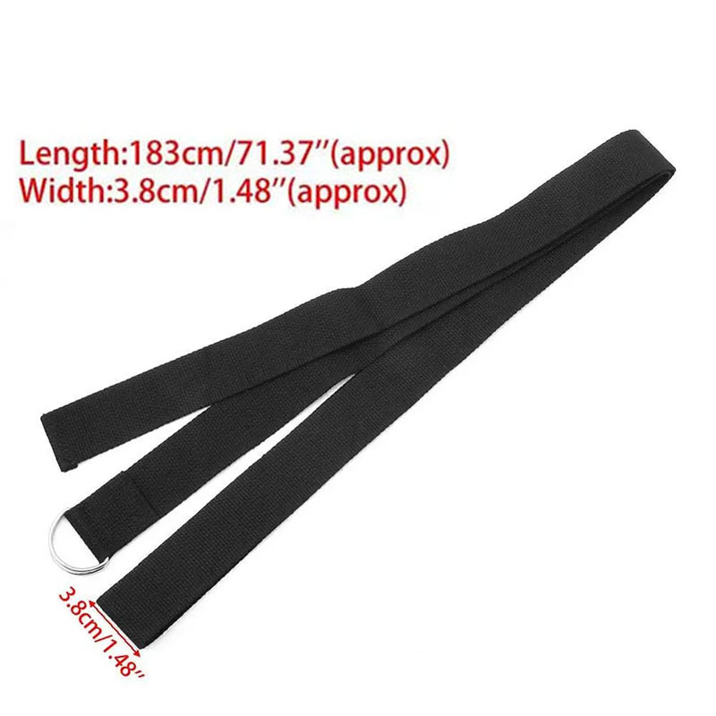 183*3.8cm Yoga Strap Cotton Ex - Pilates Yoga Circle 评论和价格
