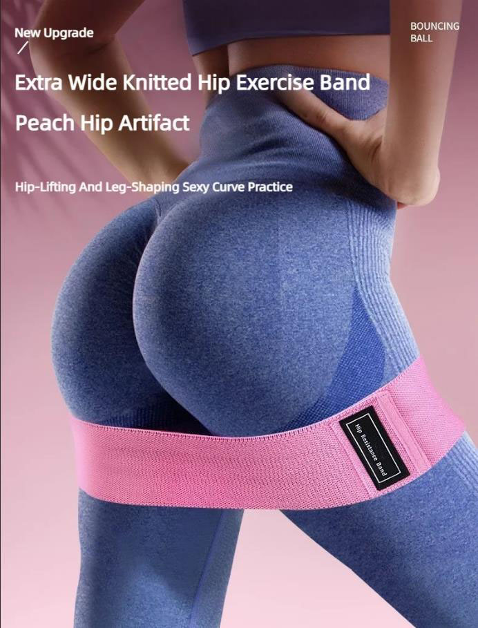 3Pcs Fabric Resistance Hip Boo - Pilates Yoga Circle 评论和价格