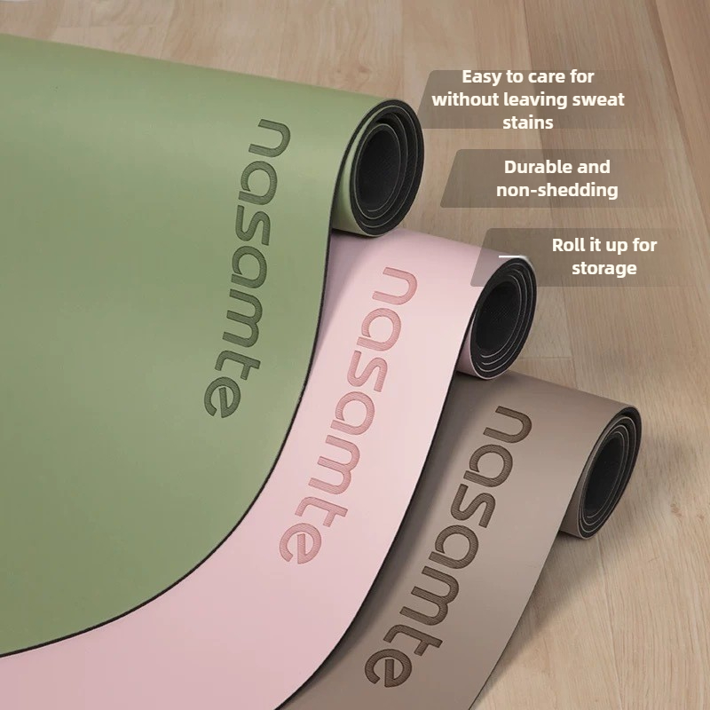 Non-Slip Yoga Mats Pure Color  - Pilates Yoga Mat Thickness 评论和价格