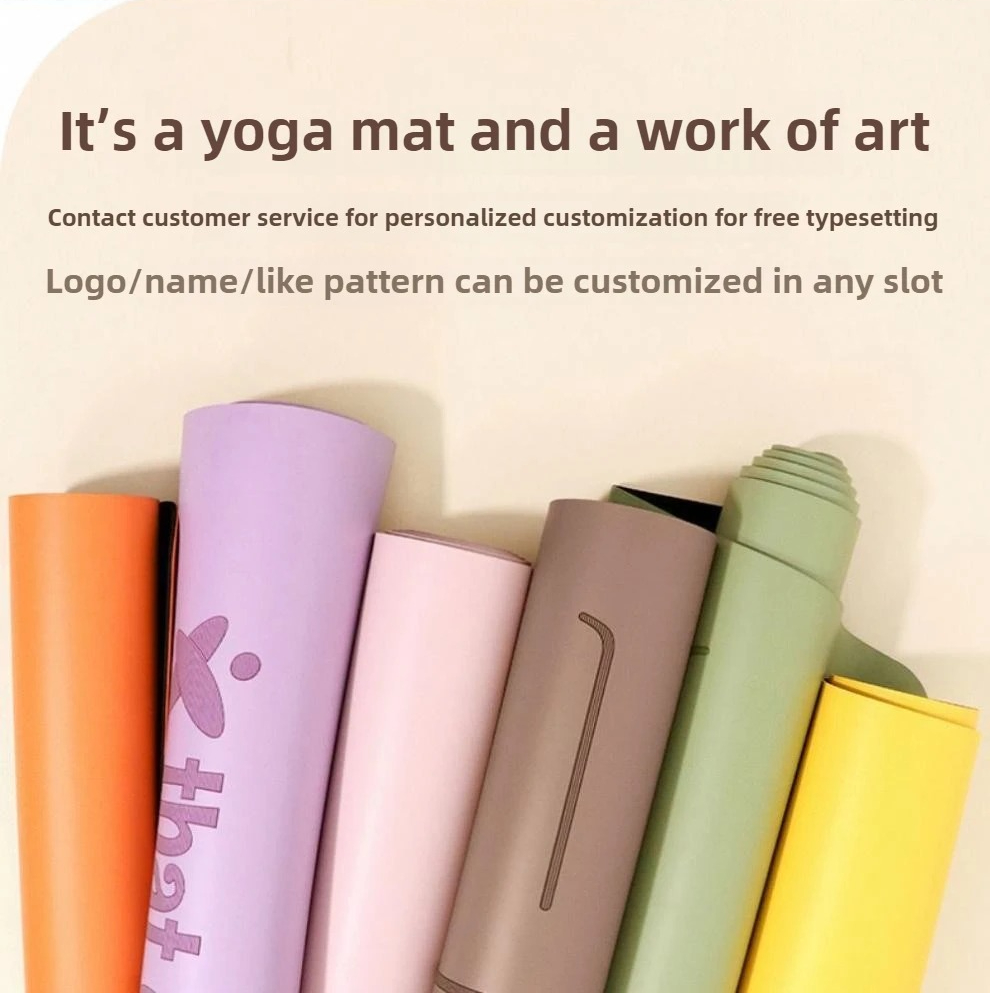Non-Slip Yoga Mats Pure Color  - Pilates Yoga Mat Thickness 评论和价格