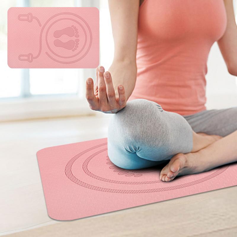 6mm Jump Rope Mat TPE Material - Pilates Yoga Mat Workout 评论和价格